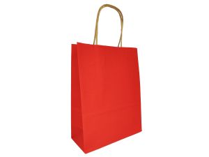 TORBA PAPIEROWA HGREEN 12922 S 18,5x24x8 CZERWONA 