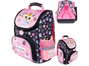 TORNISTER SZKOLNY MY LITTLE FRIEND PINK CAT