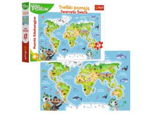 TREFLIKI POZNAJĄ ZWIERZĘTA ŚWIATA 15552 TREFL