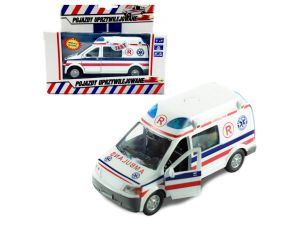 VAN KARETKA POGOTOWIA Z GŁOSEM 14CM HKG075