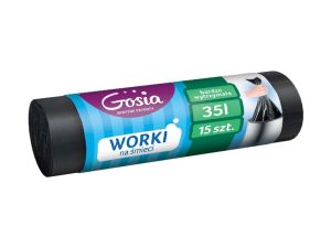 WORKI NA ŚMIECI 35L A'15 LDPE GOSIA WYTRZYMAŁE