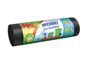 WORKI NA ŚMIECI HDPE 20L A'50 3206 AMIGO