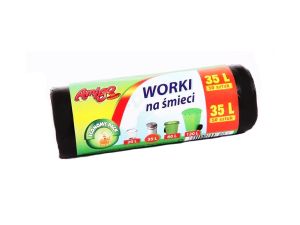 WORKI NA ŚMIECI HDPE 35L A'50 3213 AMIGO