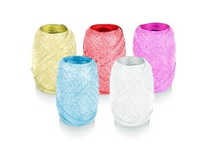 WSTĄŻKA 20MX5MM BROKATOWA  MIX 5660227