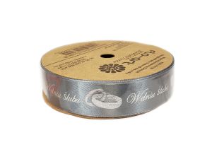 WSTĄŻKA ATŁASOWA W DNIU ŚLUBU 25MMX10Y KOL NR 180