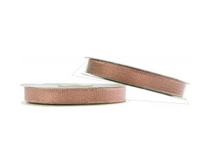 WSTĄŻKA BROKATOWA BRĄZOWA DW12-50 12MM/32M A'4