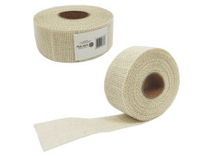 WSTĄŻKA JUTOWA 4,5CMX8M BIAŁY FLO-ART