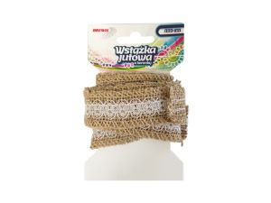 WSTĄŻKA JUTOWA Z KORONKĄ 2M WJK1 BREWIS