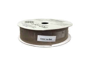 WSTĄŻKA NATURA 25MM X 10Y BEŻOWA FLO-ART