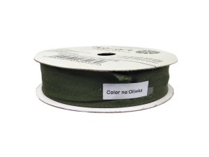 WSTĄŻKA NATURA 25MM X 10Y OLIWKOWA FLO-ART