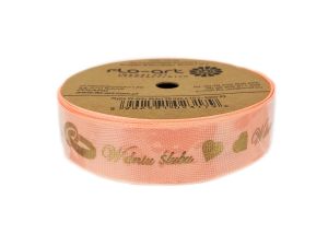 WSTĄŻKA RYPSOWA W DNIU ŚLUBU 25MMX10Y KOL NR 42