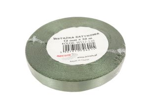 WSTĄŻKA SATYNOWA 12MM/32 KOLOR 136 KHAKI