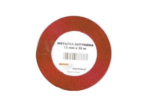 WSTĄŻKA SATYNOWA 12MM/32 KOLOR 161 RUDA