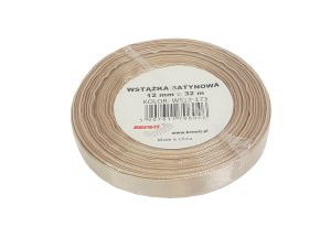 WSTĄŻKA SATYNOWA 12MM/32 KOLOR 173 MIGDAŁOWY