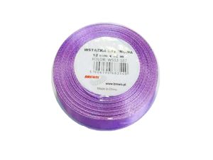 WSTĄŻKA SATYNOWA 12MM/32 KOLOR 187 J.FIOLET