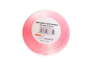 WSTĄŻKA SATYNOWA 12MM/32 KOLOR 4 J.RÓŻ