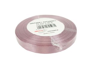 WSTĄŻKA SATYNOWA 12MM/32 KOLOR 91 C. PUDROWY RÓŻ