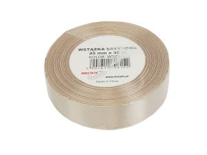 WSTĄŻKA SATYNOWA 25MM/32 KOLOR 173 MIGDAŁOWY