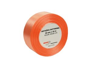 WSTĄŻKA SATYNOWA 38MM/32 KOLOR 124 ŁOSOSIOWY
