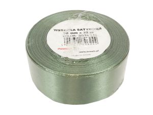 WSTĄŻKA SATYNOWA 38MM/32 KOLOR 136 KHAKI