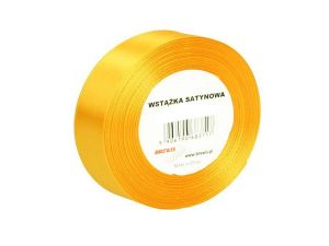 WSTĄŻKA SATYNOWA 38MM/32 KOLOR 16 ŻÓŁTA