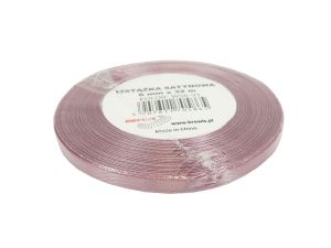 WSTĄŻKA SATYNOWA 6MM/32 KOLOR 91 C. PUDROWY RÓŻ