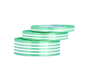WSTĄŻKA SATYNOWA W LINIE, 25MM/22MB, CIEMNA MIĘTA