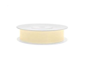 WSTĄŻKA SZYFONOWA 12MM/22MB KREMOWA WSZYF12-010