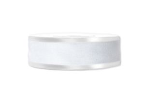 WSTĄŻKA SZYFONOWA Z LAM. 38MM/22MB BIAŁA WSL38-001