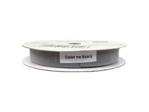 WSTĄŻKA ZAMSZOWA 15MM X 5Y SZARA FLO-ART