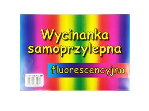 WYCINANKA A4 SMOPRZYLEPNA FLUORESCENCYJNA
