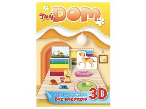 WYCINANKA Z PAPIERU BEZ NOŻYCZEK 3D TWÓJ DOM MD