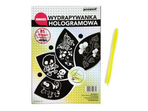 WYDRAPYWANKA HOLOGRAMOWA A5 SREBRNA + RYLEC 