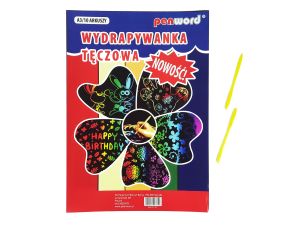 WYDRAPYWANKA TĘCZOWA A3 + 2 RYLCE