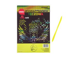 WYDRAPYWANKA TĘCZOWA A5 WZ-02 + RYLEC MULTICOLOR
