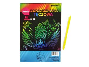 WYDRAPYWANKA TĘCZOWA A5 WZ-03 + RYLEC MULTICOLOR