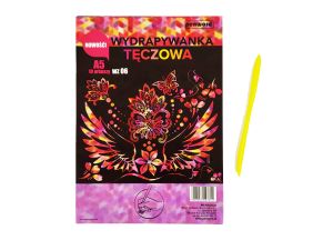WYDRAPYWANKA TĘCZOWA A5 WZ-06 + RYLEC MULTICOLOR
