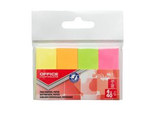 ZAKŁADKA INDEKSUJĄCA PAPIER 4X40K MIX NEON