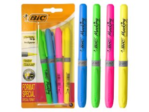ZAKREŚLACZ BR/LINER GRIP BL4 MIX