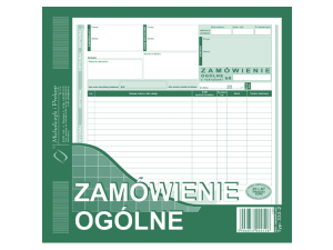 ZAMÓWIENIE OGÓLNE 2/3 A4 333-2