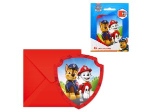 ZAPROSZENIA Z KOP PAW PATROL RESCUE HEROES 6SZT G