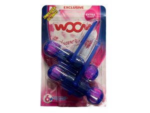 ZAWIESZKA DO TOALETY WC WOOM BLUE 2X55G FLOWERS