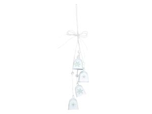 ZAWIESZKA DZWONEK BIAŁY 4SZT 3,5CM DŁ37CM MFP