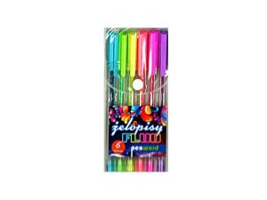 ŻELOPIS FLUO 6 KOLORÓW PREMIUM