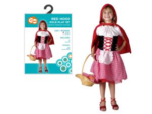 ZESTAW DLA DZIECI CZERWONY KAPTUREK ROZM.110/120CM