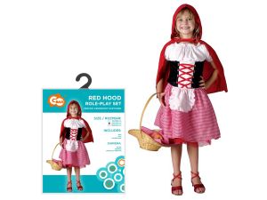 ZESTAW DLA DZIECI CZERWONY KAPTUREK ROZM.120/130CM