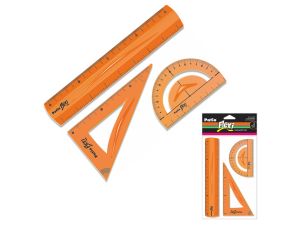 ZESTAW GEOMETRYCZNY 3 ELEMENTY 20CM FLEXI