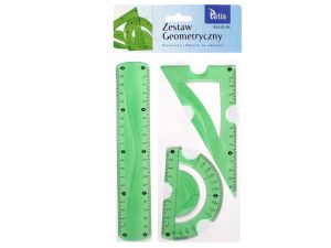ZESTAW GEOMETRYCZNY ZIELONY BL010-ZK
