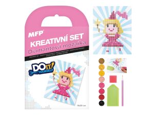 ZESTAW KREATYWNY DIAMENT MOZAIKA LALKA 1042142 MFP
