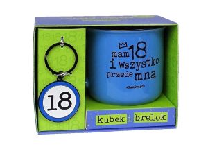 ZESTAW KUBEK + BRELOK 18-CHŁOPAK PAN DRAGON